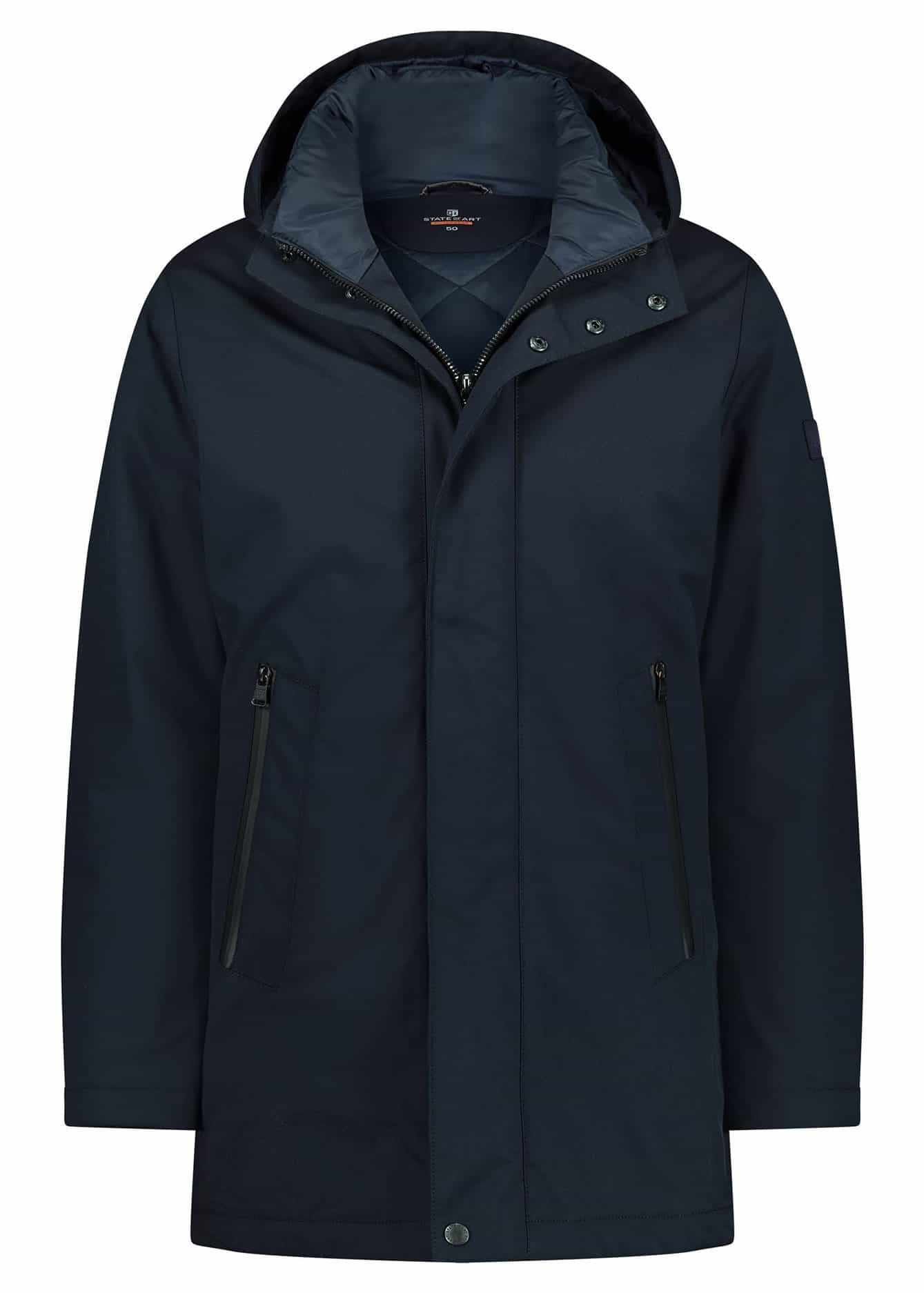 State Of Art Winterjas Blauw