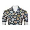 Eden Valley Polo Print Blauw