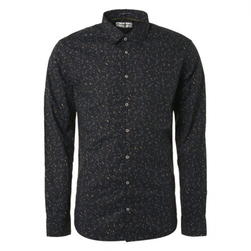 No Excess Overhemd Print Blauw