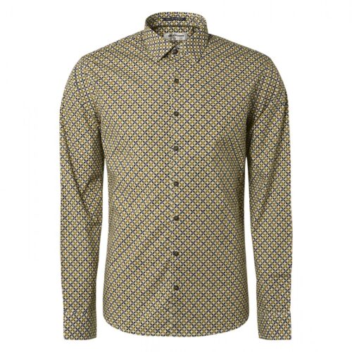 No Excess Overhemd Print Ecru