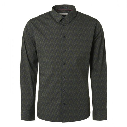 No Excess Print Shirt Groen