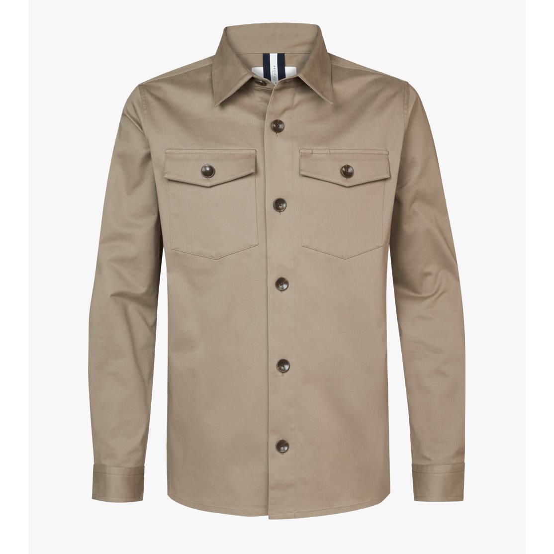 Profuomo Overshirt Taupe - Afbeelding 2