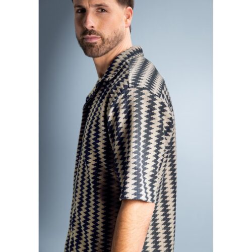 Alternative view of Bluefields Shirt Ecru Blauw