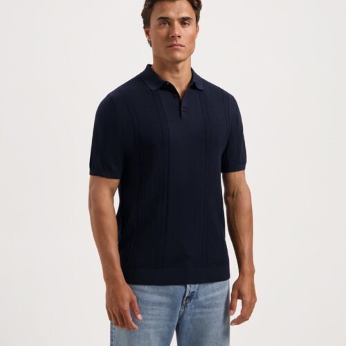 Saint Steve Polo Kraag  Blauw