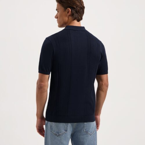 Alternative view of Saint Steve Polo Kraag  Blauw