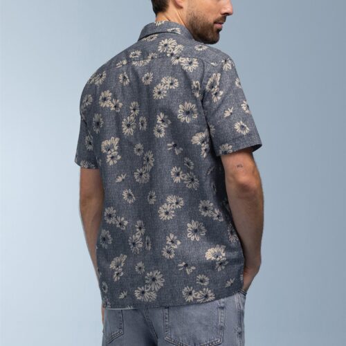 Alternative view of Bluefields Shirt Ecru Blauw