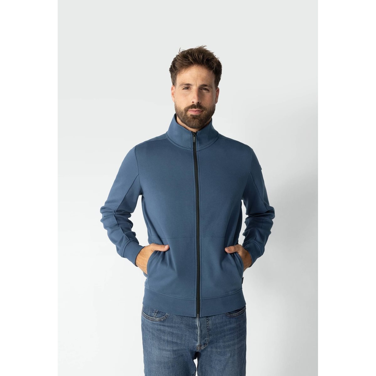 Bluefields Vest Sweat Blauw