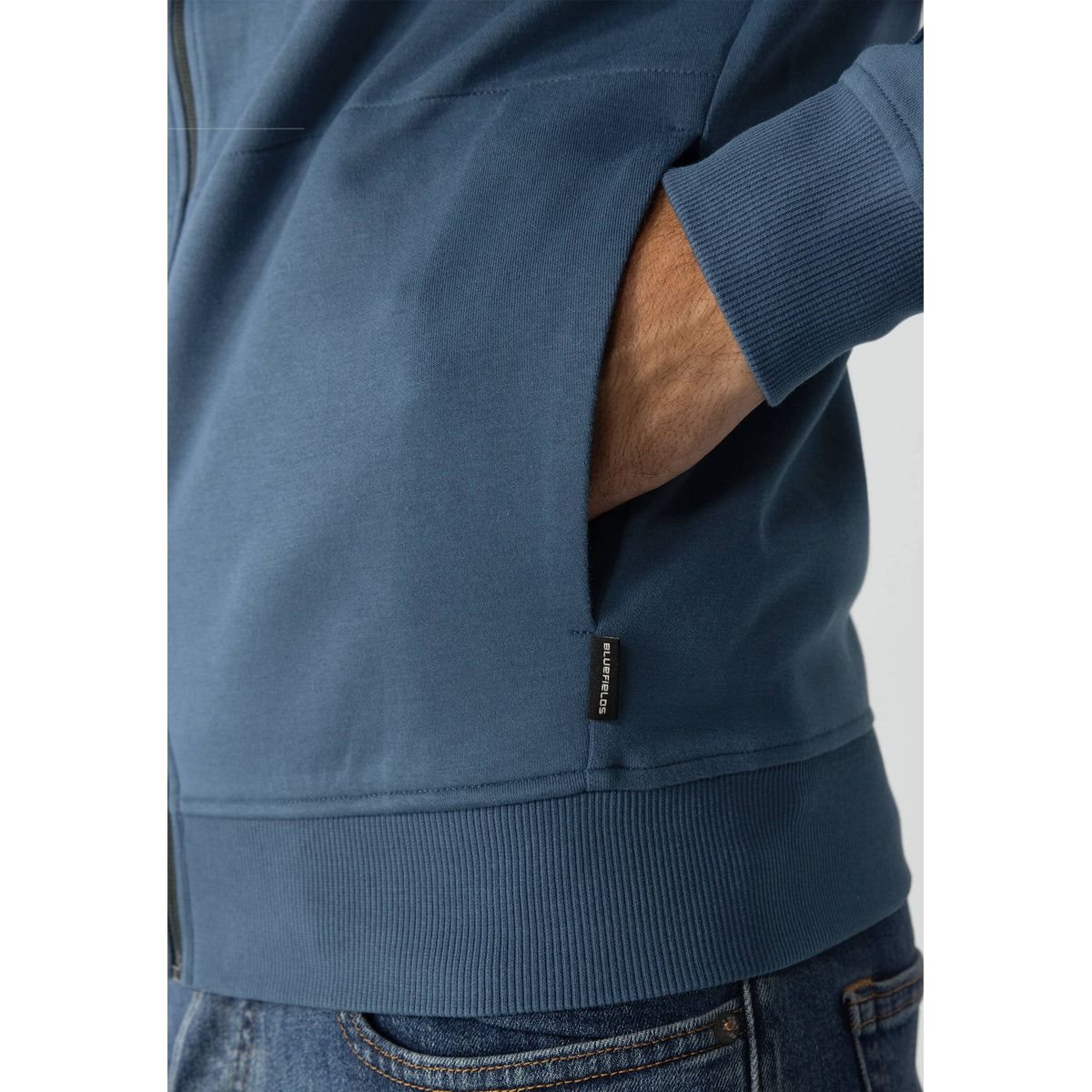 Bluefields Vest Sweat Blauw - Afbeelding 3