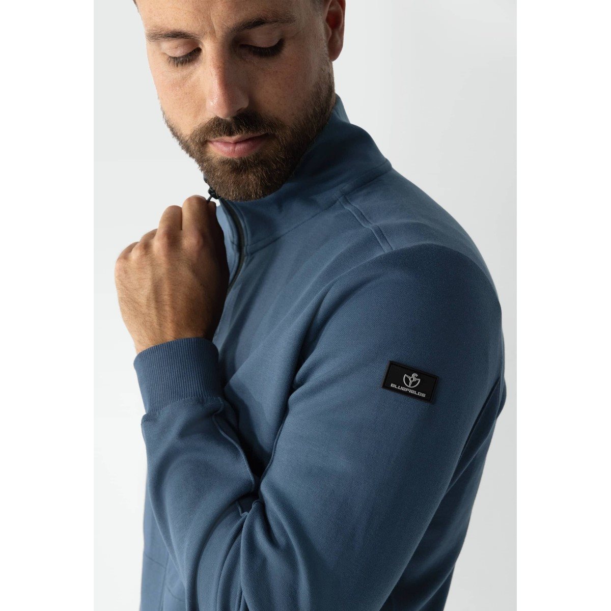 Bluefields Vest Sweat Blauw - Afbeelding 4