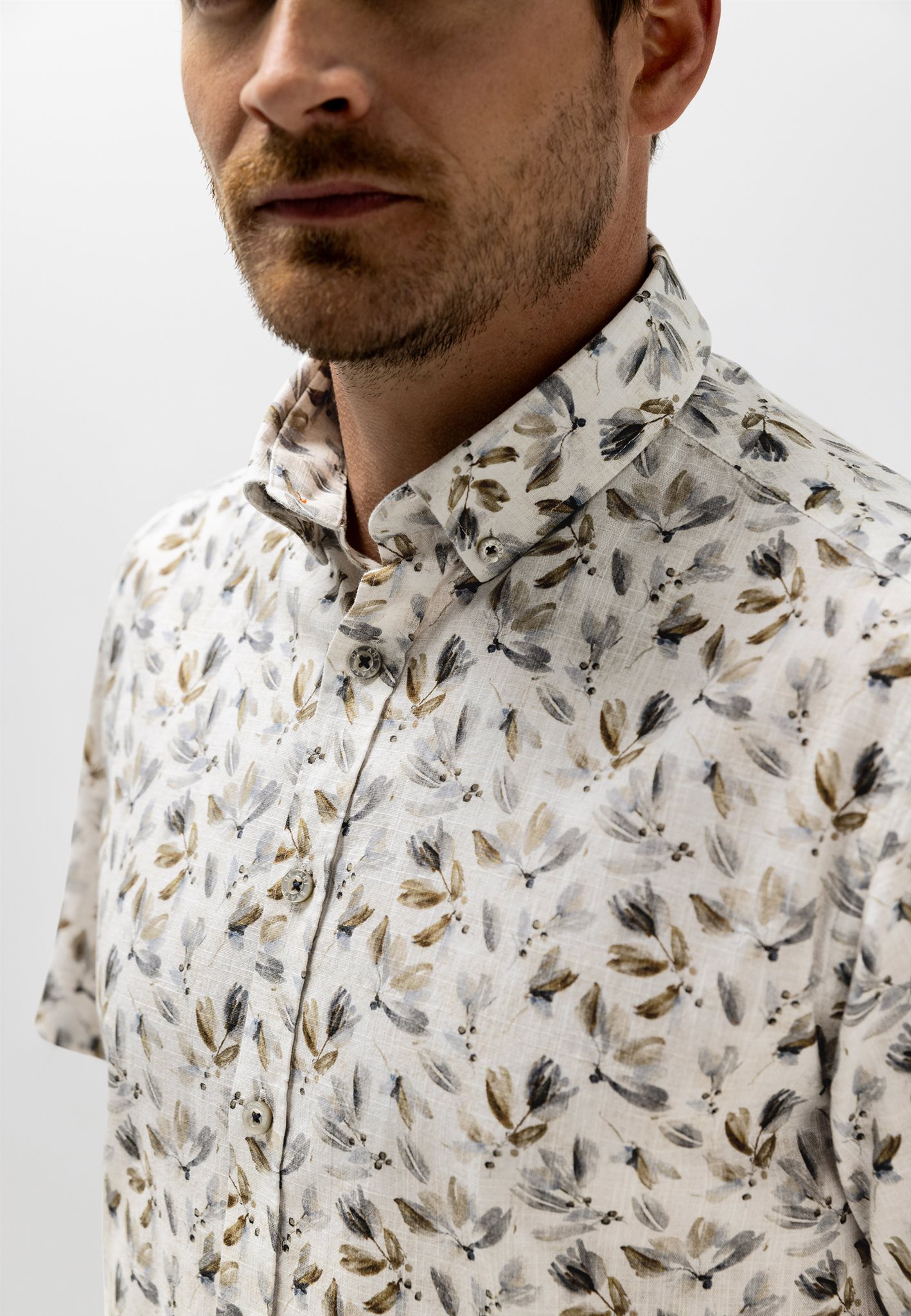 State Of Art Shirt Print Blauw - Afbeelding 3