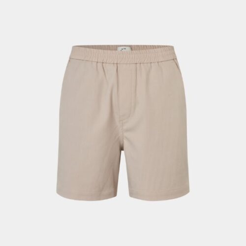 Plain Korte Broek Beige